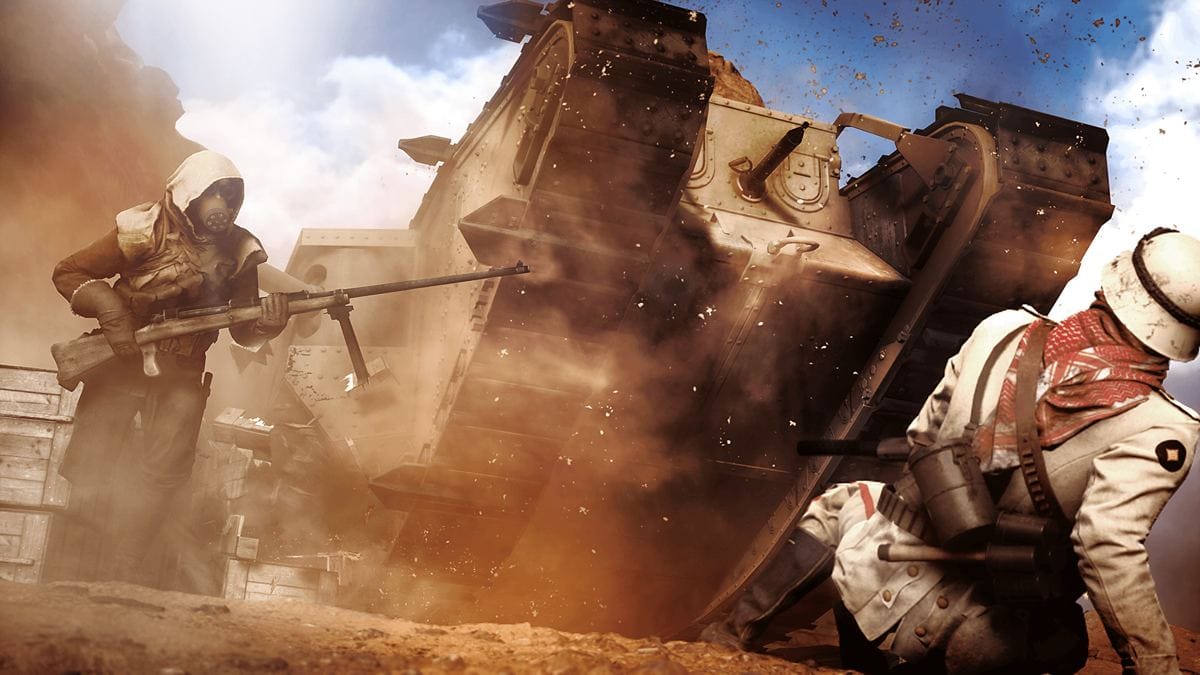 burnout gamer, jugando a Battlefield 1