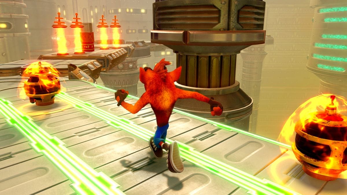burnout gamer, jugando a Crash Bandicoot