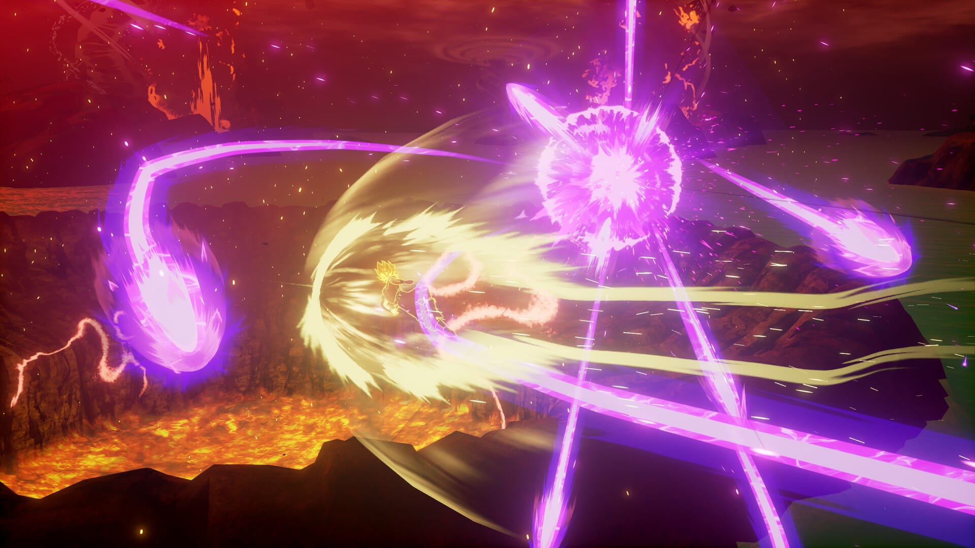 Dragon Ball Z Kakarot platino - escena de combate
