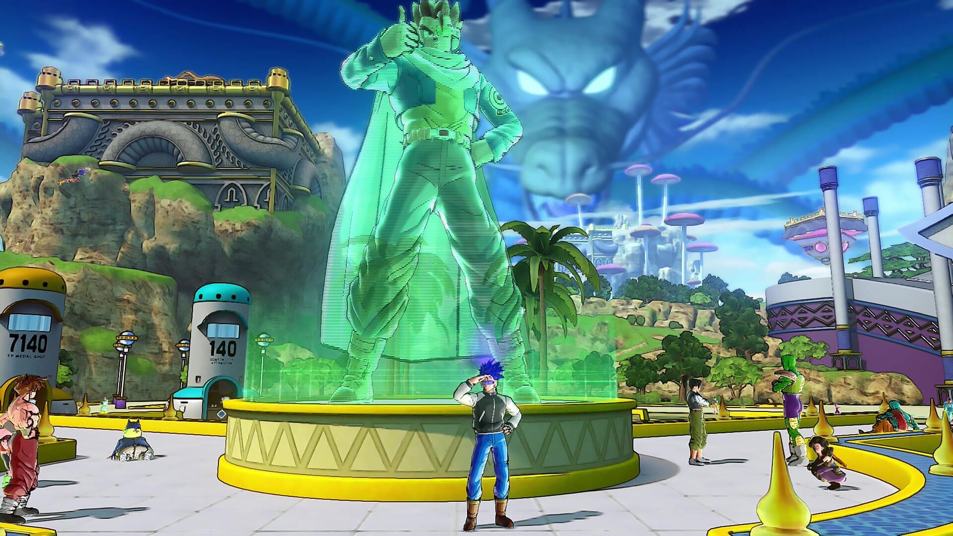 dragon ball xenoverse 2 platino - ciudad Conton City