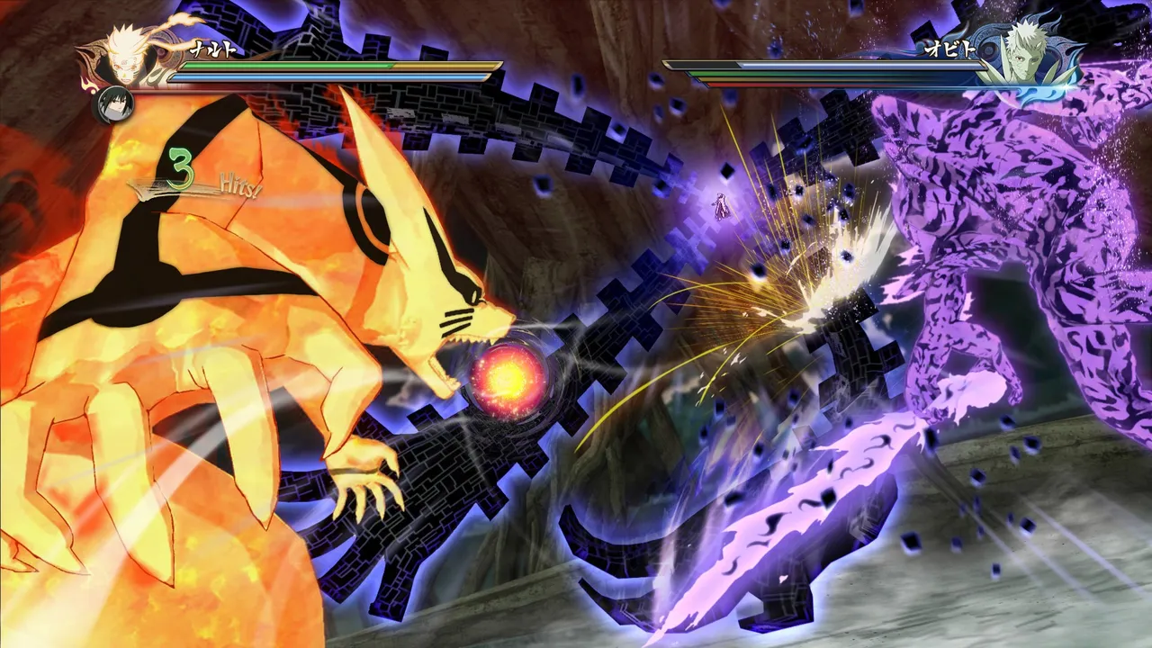juegos de naruto ps4 - Kurama contra Susanoo en Naruto Shippuden Ultimate Ninja Storm 4