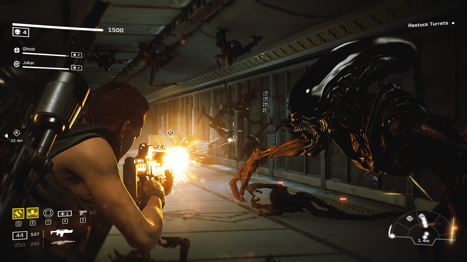 platino aliens fireteam elite - equipo de marines