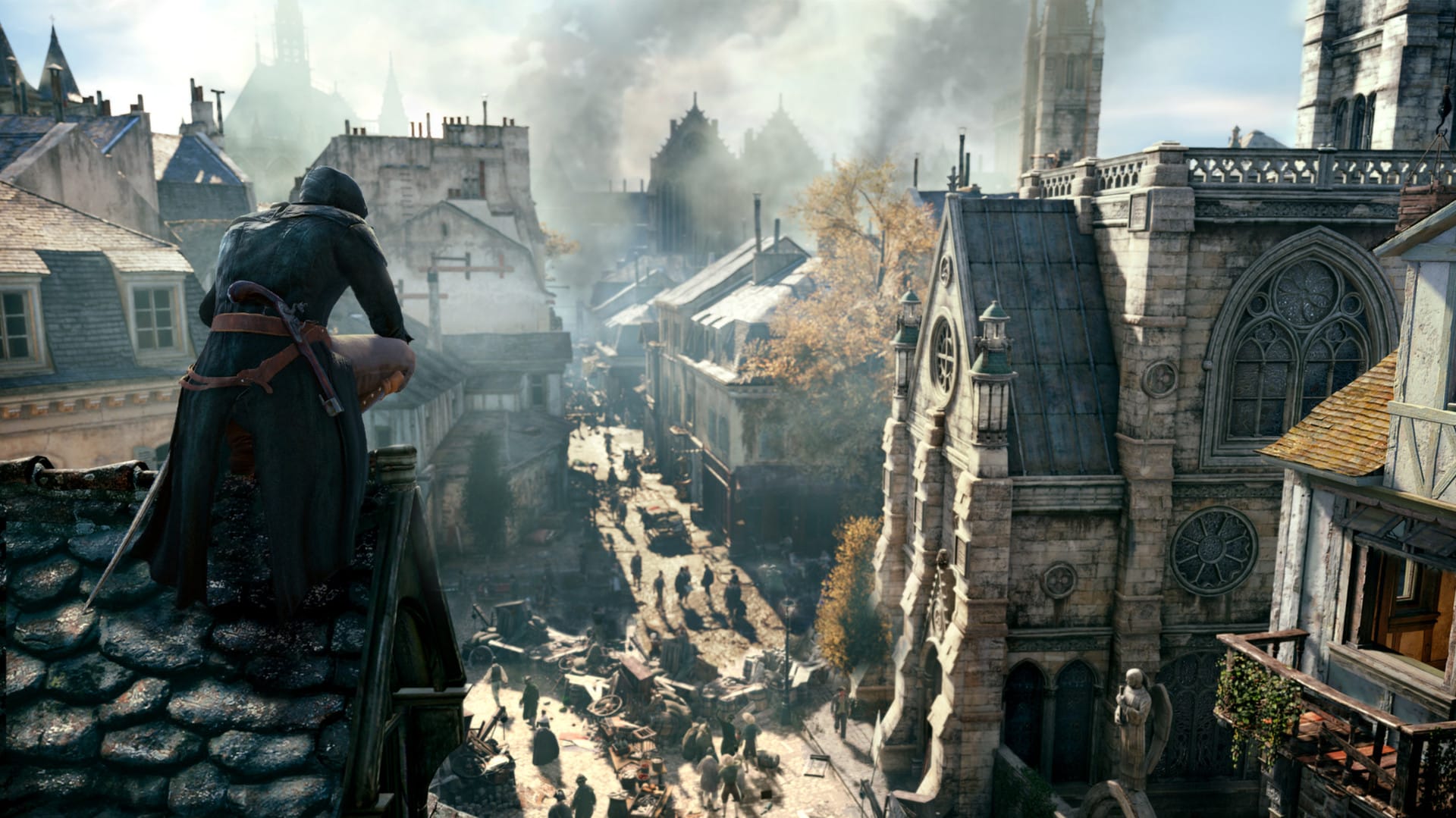platino assassins creed unity - parkour por los tejados de París