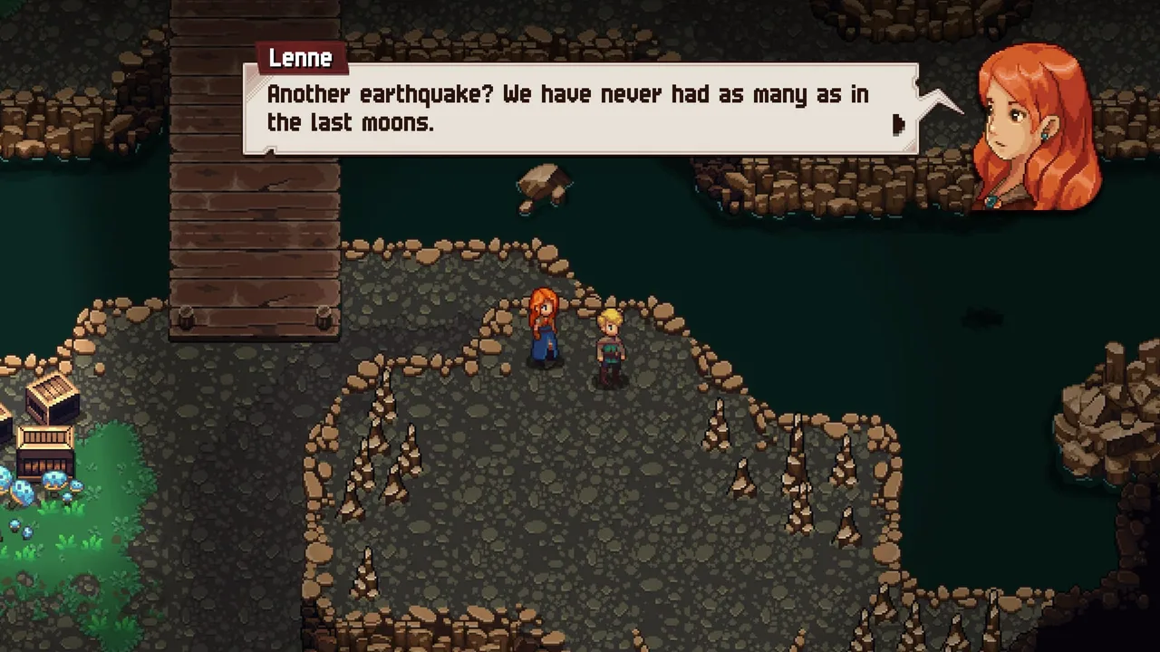 platino chained echoes - Lenne en una cueva tras un terremoto