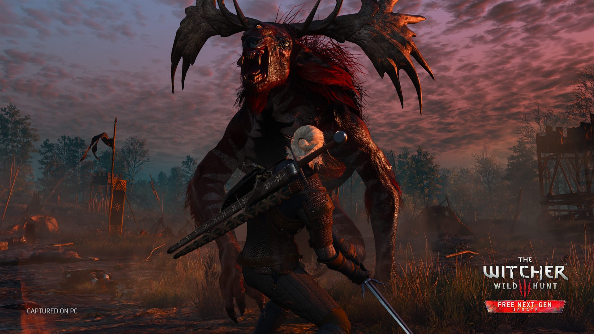 The Witcher 3 platino - Geralt en combate