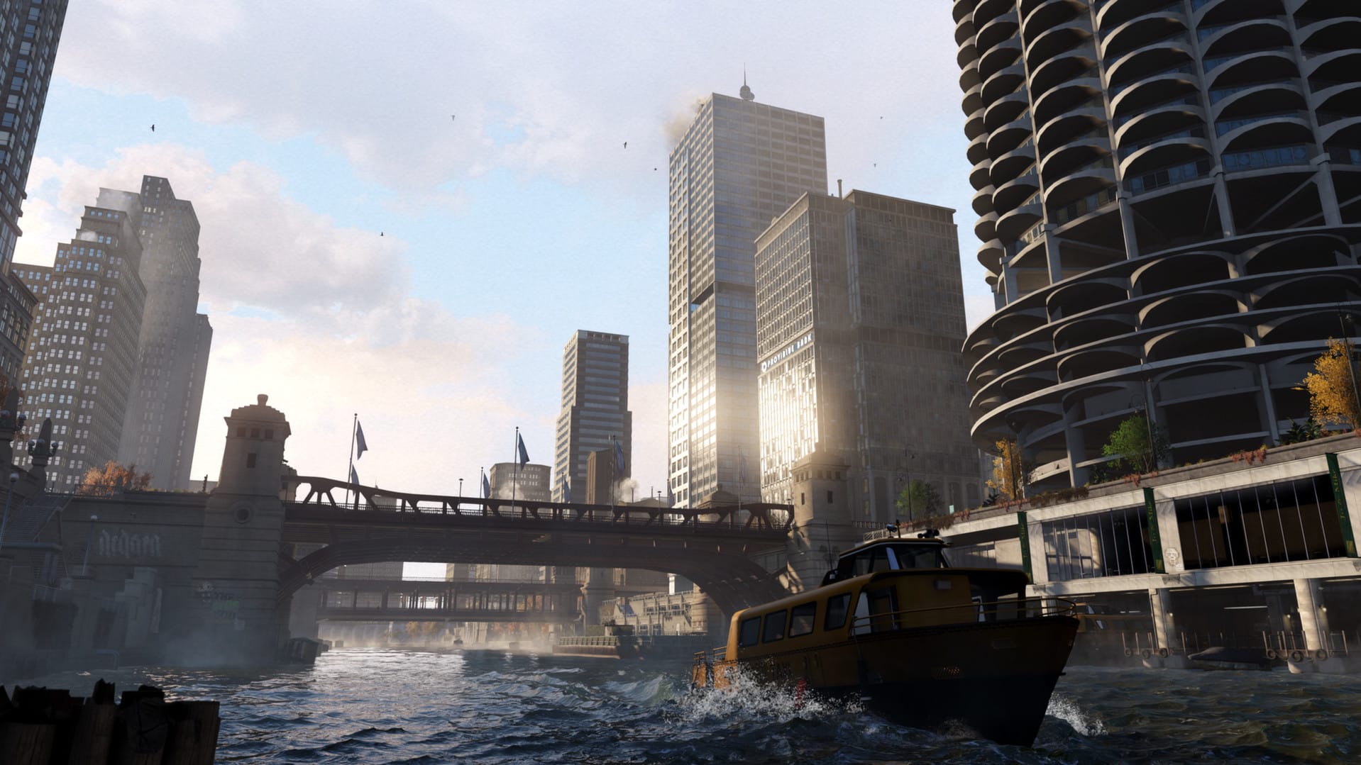 Watch Dogs platino - Aiden Pearce hackeando la ciudad de Chicago